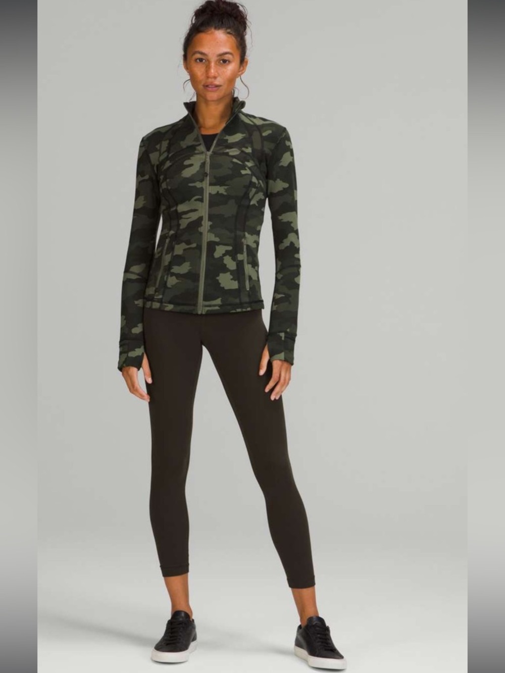 Size 12 Lululemon Define Jacket ,Heritage 365 Camo Medium Olive Multi